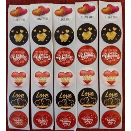 Unbranded 30PC. HEART -  VALENTINE'S DAY - LOVE #2 STICKERS - ENVELOPE SEALS