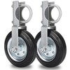 Gate Wheel Supporting Metal Swing Gate with 1-5/8" Thru 2"