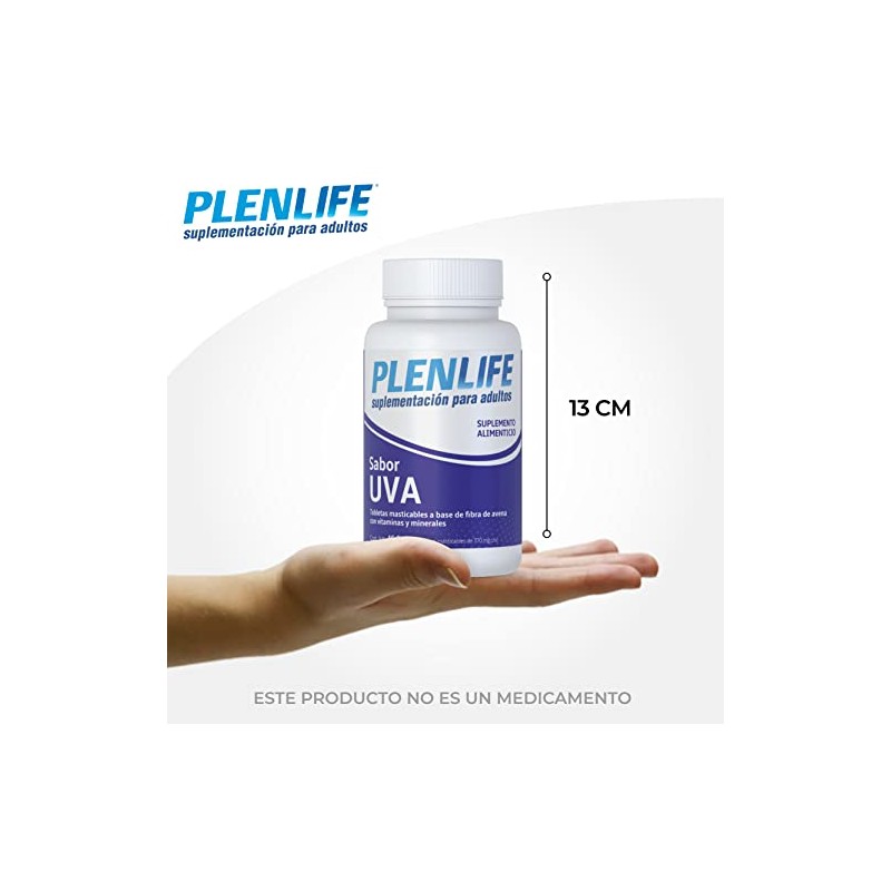 Plenlife Complejo Multivitaminas Tabletas Masticables Suplemento Alimenticio Vitaminas Minerales Sabor