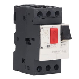 AC 690V Circuit Breaker, 35mm Guide Rail, Installation, 3P Motor Circuit Breaker with Overload Circuit Breaker, Manual Motor Starter Button, 6KV (GV2-ME20C 13-18A)