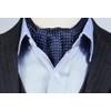 HISDERN Ascot - Corbata para hombre, diseño floral, cachemira, lunares,