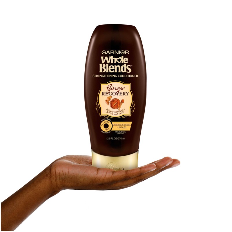 Garnier Hair Care Whole Blends Strengthening Ginger Recovery Conditioner, 12.5