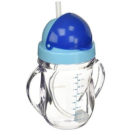 Kidsme Tritan Sippy - Taza con pajita pesada, color azul