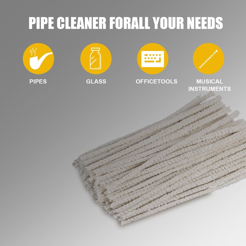 aesxniy 100 Pieces of 6-Inch Conical Pipe Cleaner, Made of