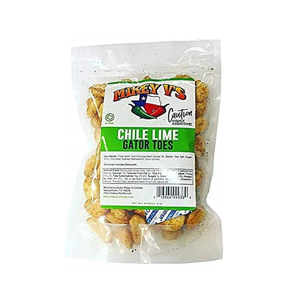 Mikey V's Chile Lime "Gator Toes" – Zesty Deep-Fried Garlic