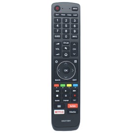 EN3Y39H Fernbedienung Ersatz für Hisense TV H65U7A H43A6500 H50A6500 H55A6500 H65A6500 H43AE6400 H50AE6400 H55AE6400 H65AE6400 H43 A65500 H50A6550 H55A6550 H65U9A H75U9A EN-3A31 EN3A31 42K320UW