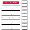 Littversions 40 Circuits 1 Pack Vinyl Replacement for Eaton Cuttler