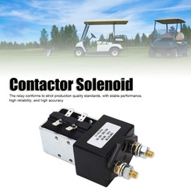 48V DC Contactor Solenoid Metal Alloy Heavy Duty Solenoid 48V SW180 for Golf Cart Truck Forklift