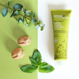 Urban Veda Natural Skincare Neem and Botanics Purifying Exfoliating Facial Polish for Oily and Acne Prone Skin 125ml