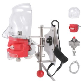 ANNWAH Dental Simulator Manikin Phantom Head - Teaching Mouth Head Model Fix on Chair Replaceable Typodont Tooth Model 360-Degree Adjustment for Dentists & Dental Assistants and Hygienists