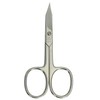 ALPEN - Double Nail Scissors Pin 3 1/2 Made of Carbon Steel C50 Nickel-Plated Shiny