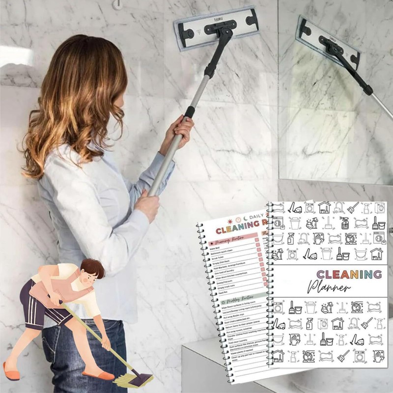 AD/HD Cleaning Planner,Bundle Household Cleaning Schedule,Cleaning Plan Schedule,Daily Weekly Monthly