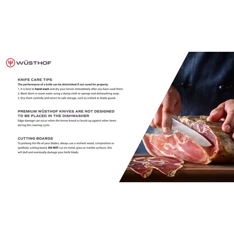 WÜSTHOF Classic 5" Utility Knife, Black, Stainless Steel