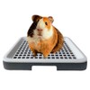 Guinea Pig Litter Tray Pan with Grate, Rat Litter Box