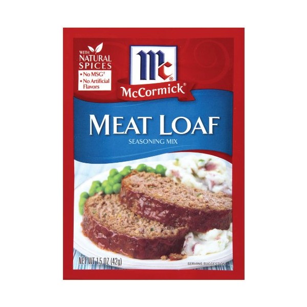 McCormick Meat Loaf Seasoning Mix, 1.5 oz (Pack of 12)