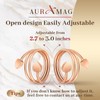 Auramag Copper Rings for Women,Lymphatic Drainage Magnetic Rings with 3500