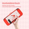 Kuitmor -Switch Case, Kawaii Cartoon Docking Case for Regular Switch,
