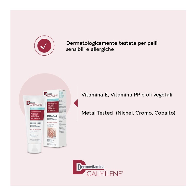 Dermovitamina Calmilene Crema Mani Barriera Ristrutturante 75 ml