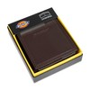 Dickies Men's Slimfold Chain Wallet with Detachable Card Case, Brown,