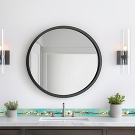 HOMETITUTE Wallpaper Border Peel and Stick Decorative Wall Trim Self Adhesive Magnolia Floral Accent Strip for Bedroom Living Room Kitchen Mirror Frame 4x196 Inch Asian Art Style Design