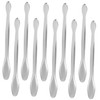 MAGICLULU 10pcs Stainless Steel Measuring Spoons for Laboratory Sampling Heavy