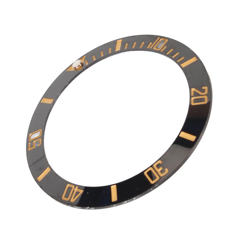 40mm Diameter Watch Bezel Insert Ring Clear Scale Luminous Ceramic