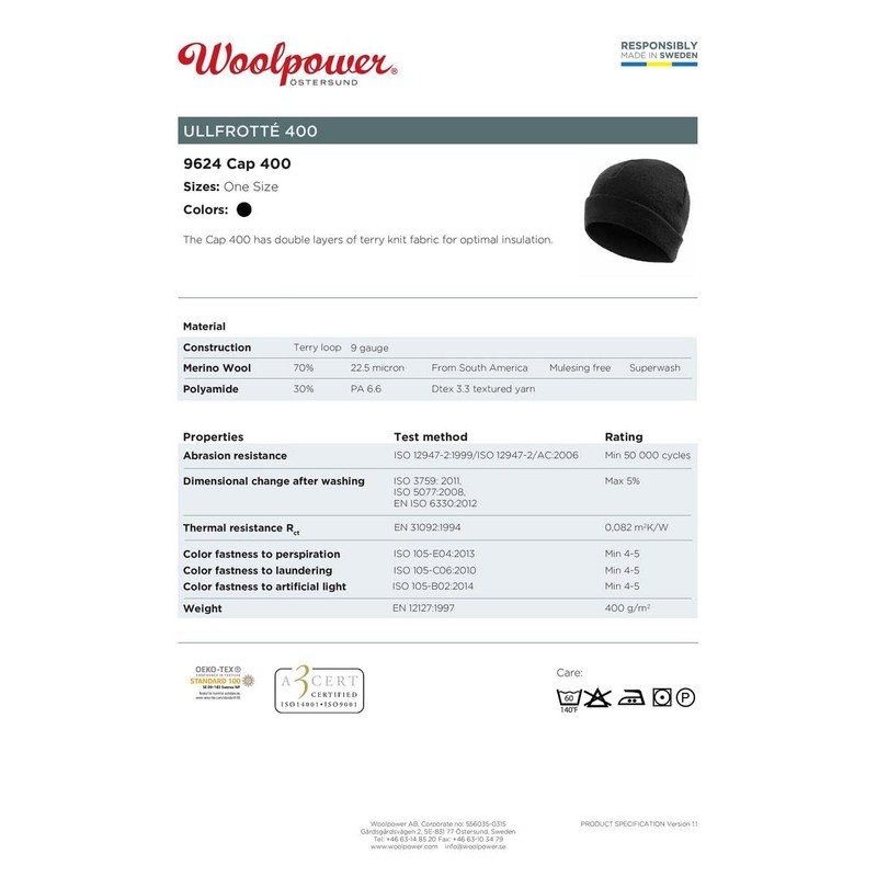 Woolpower Cap 400