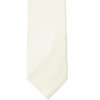 tiemart Solid Color Necktie (Pearl)