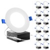 Sunco 12 Pack 4 Inch Ultra Thin LED Recessed Ceiling