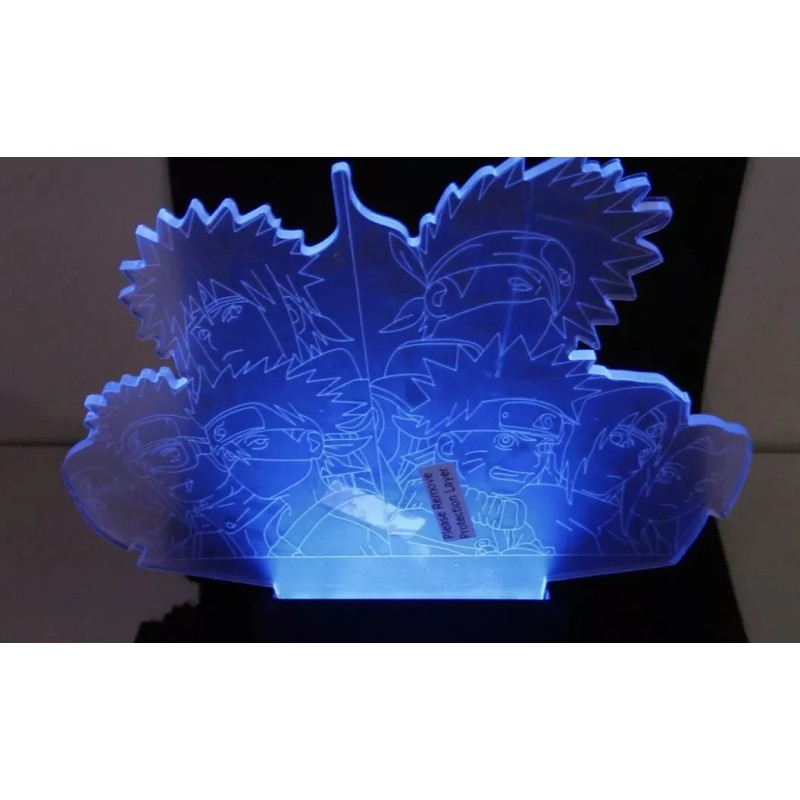 Unbranded Obito Uchiha Kakashi Hatake Rin Nohara Anime 3D Lamp