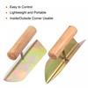 sourcing map Inside and Outside Corner Trowels 2 Inch Galvanized