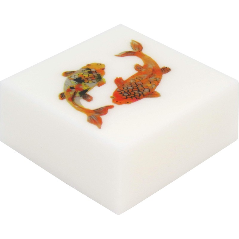 Grape Scented Glycerin Soap with Koi Fish Design