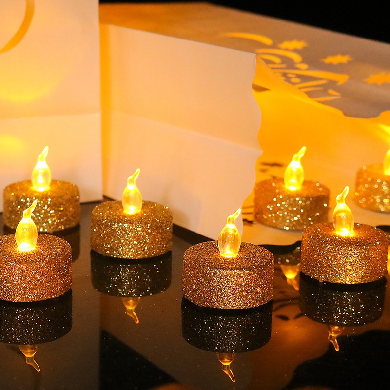 Romantic Proposal Birthday Surprise Tea Wax Christmas Decoration LED Electronic