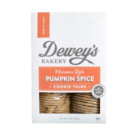 Deway's Bakery Moravian Style Cookie Thins Fall Limited Eidition 9 Ounce (Pumpkin Spice)