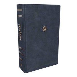 NIV, The Woman's Study Bible, Leathersoft, Blue, Full-Color, Red Letter: Receiving God's Truth for Balance, Hope, and Transformation