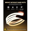 HeliosRibbon COB Led Neon Rope Lights 33ft 2800K Warm White,