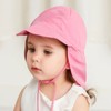 Baby Flap Sun Hat Wide Brim Quick Dry Cotton Adjustable