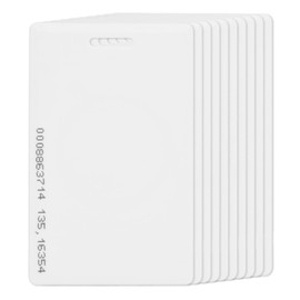 10 Tarjetas de Acceso Legible RFID de 125 Khz, Tarjeta de Identificación sin Reescribible, Tarjeta de Acceso de Entrada de Control de Puerta de Proximidad RFID para