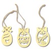 DARO DEKO Wooden Decorative Hanger 5 x 7 cm Easter