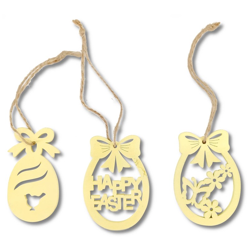 DARO DEKO Wooden Decorative Hanger 5 x 7 cm Easter