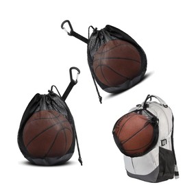 Changyeah Ball Bag, Pack of 2 Basketball Bag, Mesh Bag, Backpack Portable Ball Net, Basketball Bag, Basketball Net Bag, Football Volleyball Accessories, Basketball Accessories for Football, Tennis,