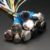 weideer 12mm Momentary Push Button Switch Metal Chassis Switch Waterproof