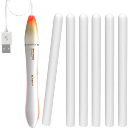 7 Pieces Drying Sticks Dryer Rod for Silicone Toys LED Indicator Light Heating Stick 42 ℃ Automatic Fast Heating Portable Multifunctional USB Heating Rod Meat Rod Heaters 6pcs Dry Stick Cleaning Tool