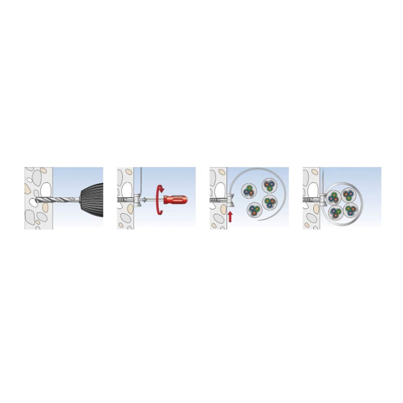fischer FF 16-63 Mounting Ties for Bundling Cables and Empty