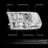DNA MOTORING Pair OE Style Headlights Compatible with 09-10 Dodge