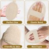 Ruzister 2 Beige Luffa-Badetücher，Luffa Schwamm，Loofah，Rückenschrubber