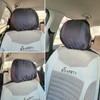 2 Pack Satin Car Headrest Cover Hair-Saving Satin Headrest Cover