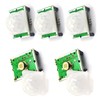 KDSSYFT Infrared Sensor Module, 5-Pack SR501 Motion Detection Switch Module,