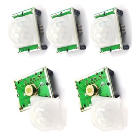 KDSSYFT Infrared Sensor Module, 5-Pack SR501 Motion Detection Switch Module, PIR Motion Sensor, Human Infrared Sensor Module, Switch, Procon