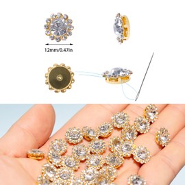 White 0.47in Rhinestones, 150pcs